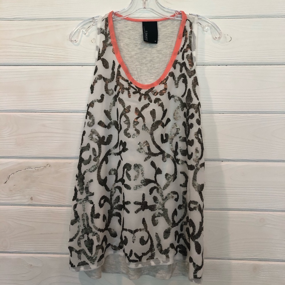 💕 Dolan Sequin Sleeveless Tank Top